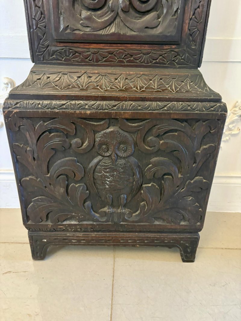 Outstanding Quality 18th Century Oak Longcase Clock - Image 10